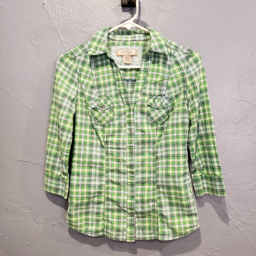 Arizona Plaid Top
